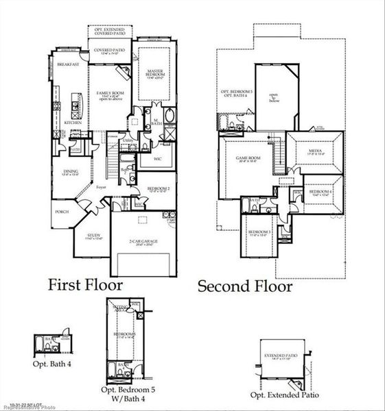 2D floor plan layout of this home in Lake Shore Village, Rowlett, TX (Image 5).