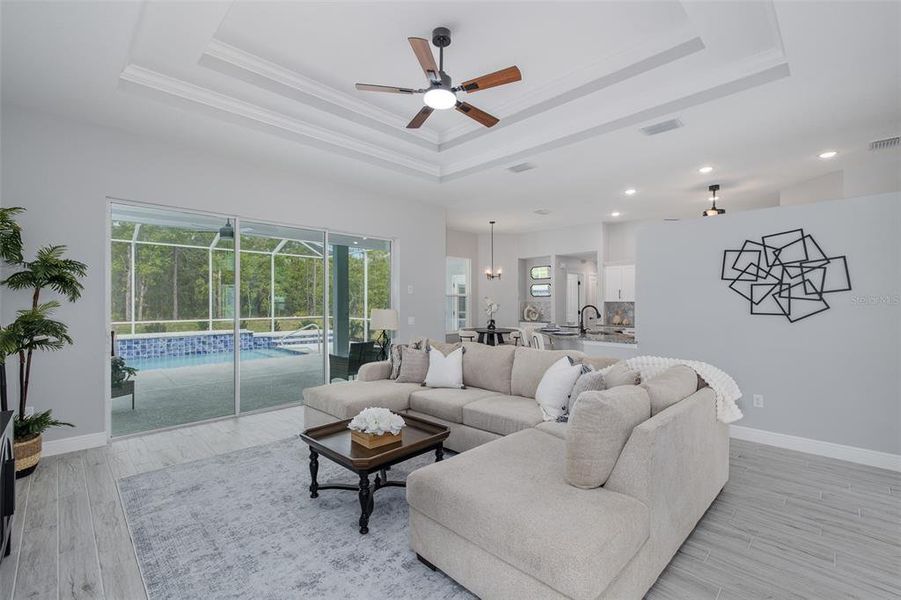 Furnished interior view inside a new home in , Homosassa (Image 9).