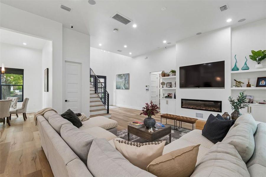 Furnished interior view inside a new home in , Tampa (Image 11). Furnished interior view inside a new home in , Tampa (Image 11).