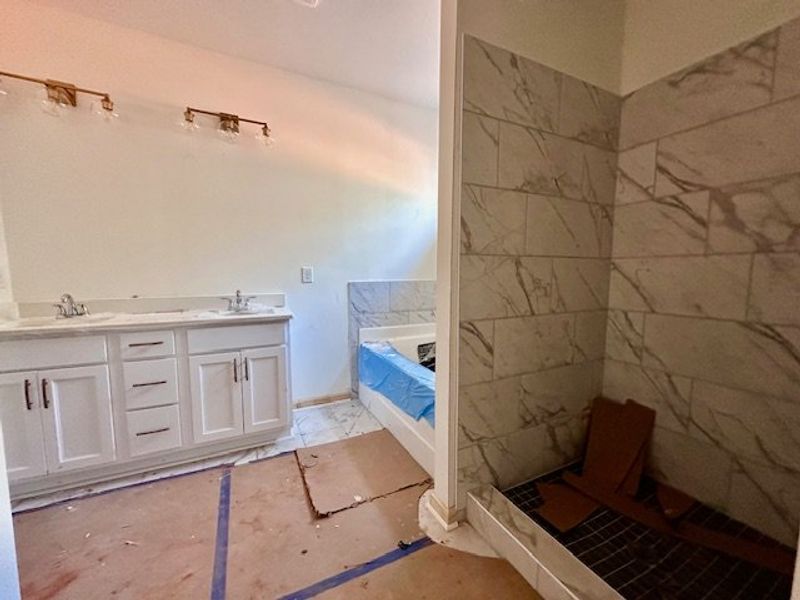 In-progress construction of a new home in Forrest Farms, Greenville, GA (Image 9).