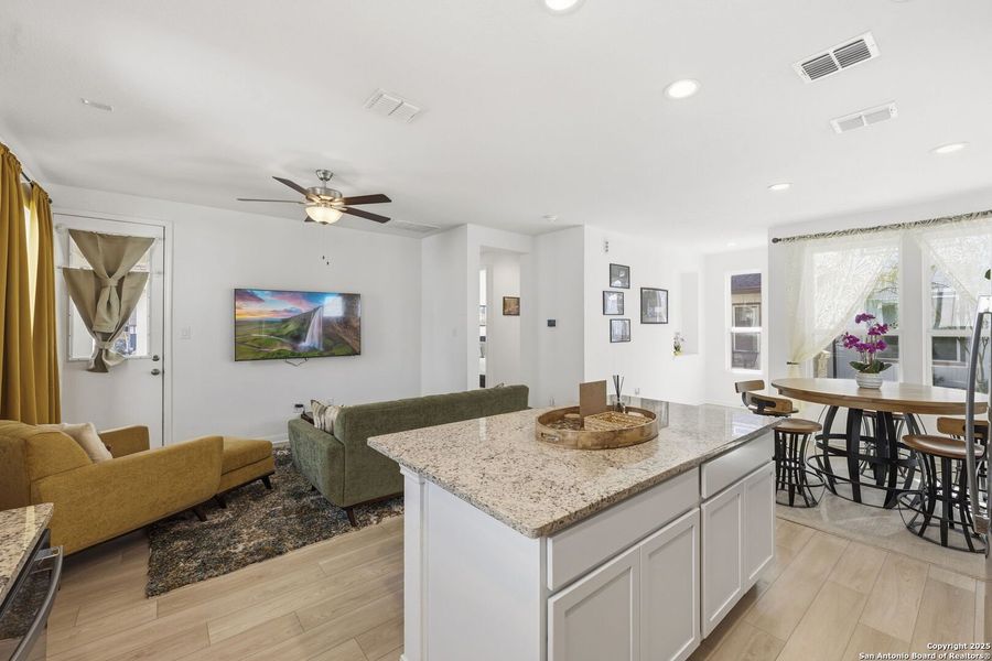 Furnished interior view inside a new home in , New Braunfels (Image 12).