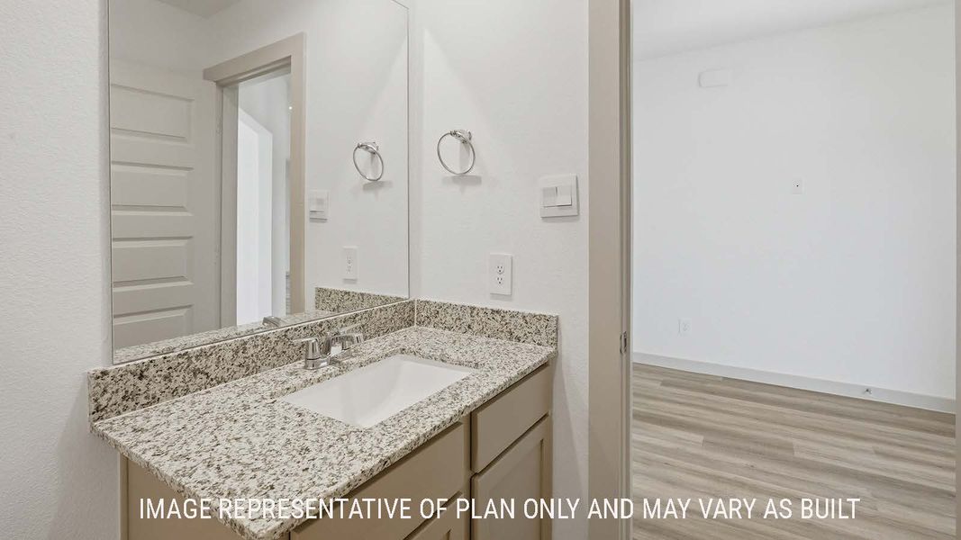 Representative furnished interior of a home built from the Lakeway by D.R. Horton in Reserve at Mallard Lakes, Orange (Image 9).