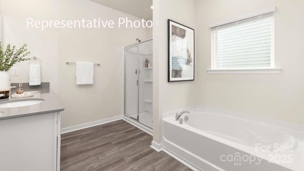 Furnished interior view inside a new home in The Hamptons at Hickory, Hickory (Image 13).