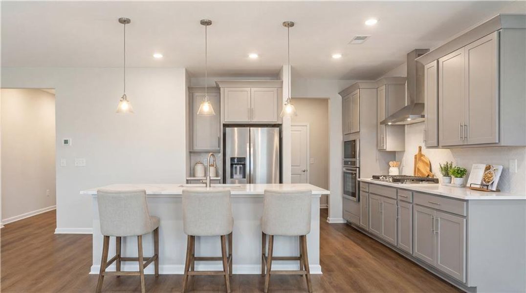 Furnished interior view inside a new home in Lake Shore, Winder (Image 9).