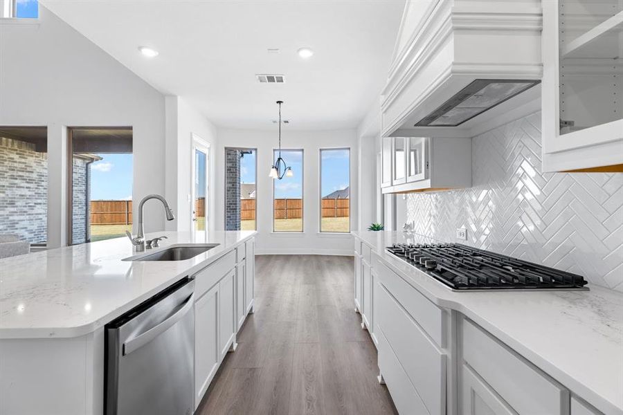 Furnished interior view inside a new home in Sandbrock Ranch, Aubrey (Image 32).