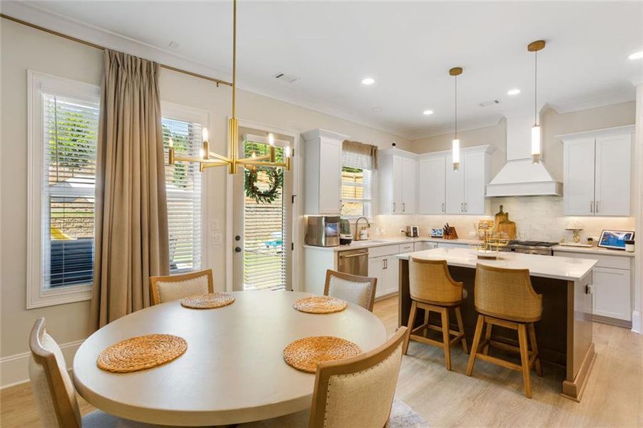 Furnished interior view inside a new home in , Marietta (Image 12).