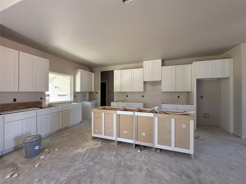 In-progress construction of a new home in Freeman Ranch, Weatherford, TX (Image 3).