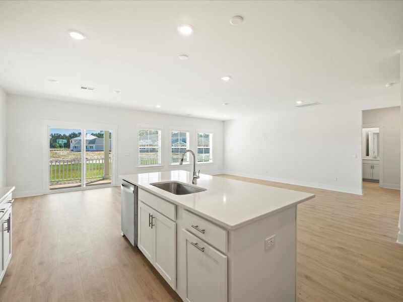 Furnished interior view inside a new home in The Coves at Lakes of Cane Bay, Summerville (Image 12).