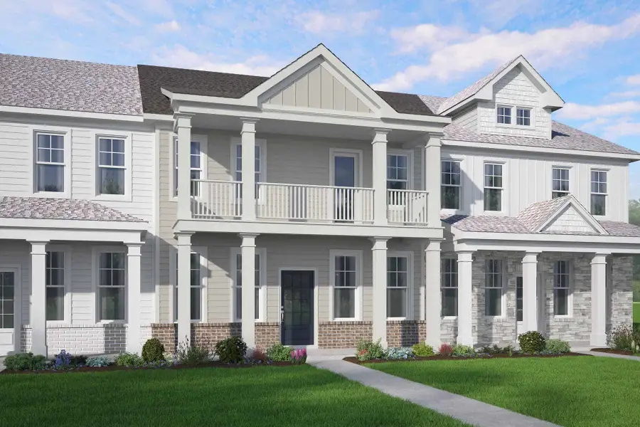 Representative exterior photo of a completed home built from the Ericson by McKinley Homes in Mulberry Summit, Flowery Branch, GA (Image 4). Representative exterior photo of a completed home built from the Ericson by McKinley Homes in Mulberry Summit, Flowery Branch, GA (Image 4).