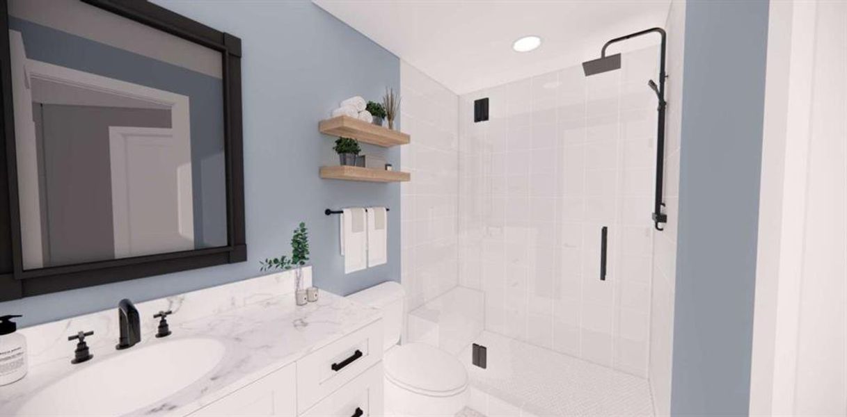 Furnished interior view inside a new home in , Franklin (Image 39).