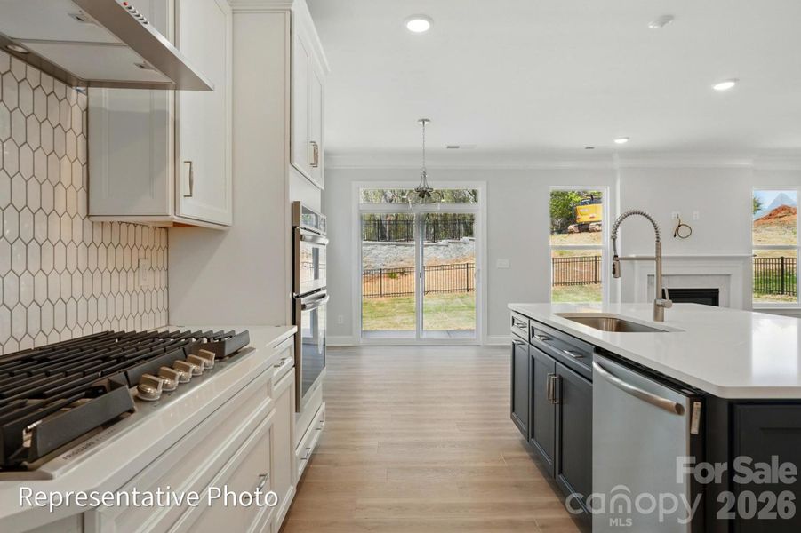 Furnished interior view inside a new home in Heritage - 55+ Community, Indian Trail (Image 2).