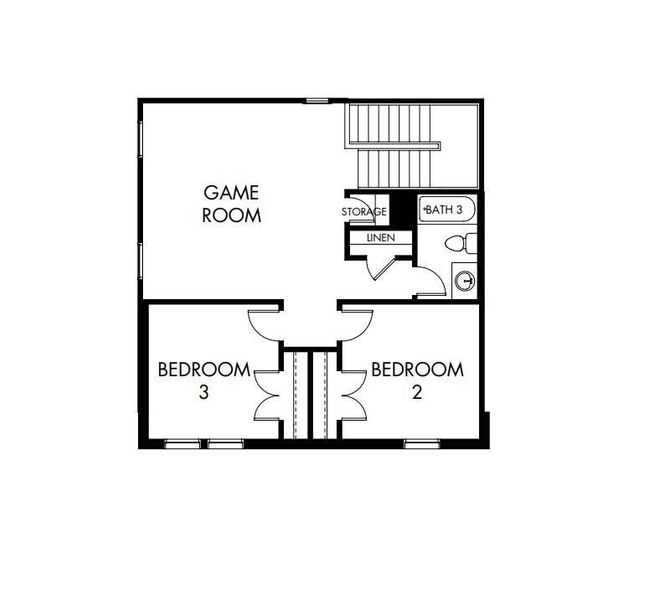 2D floor plan layout of this home in Lakehaven - Premier Series, Farmersville, TX (Image 2). 2D floor plan layout of this home in Lakehaven - Premier Series, Farmersville, TX (Image 2).