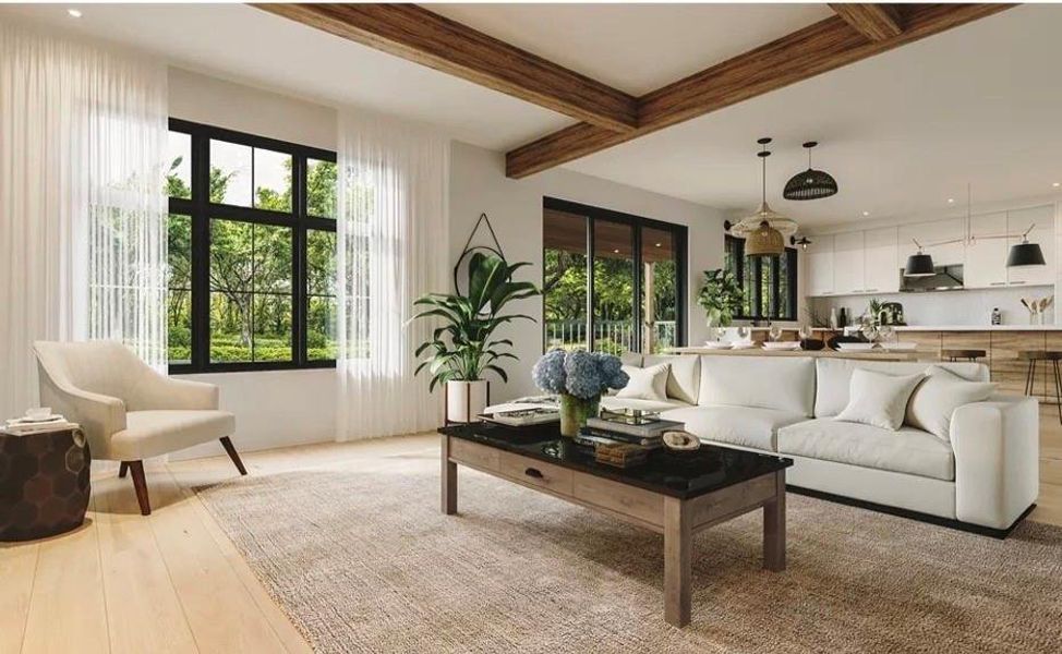 Furnished interior view inside a new home in , Snellville (Image 6).
