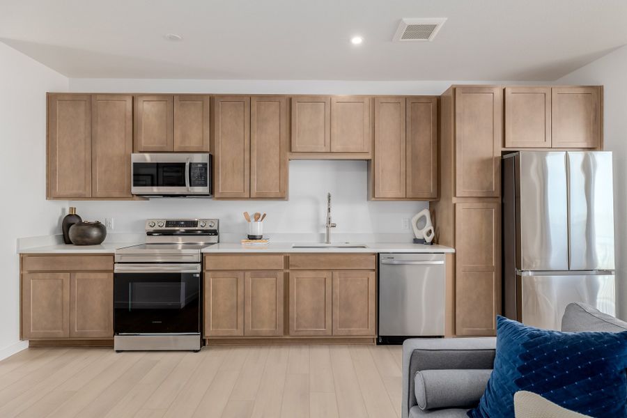 Furnished interior view inside a new home in The Scene at Sloan's Lake, Denver (Image 6).