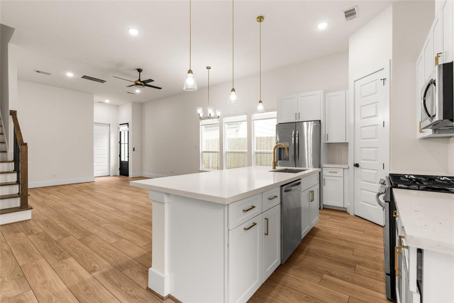 Furnished interior view inside a new home in , Houston (Image 7). Furnished interior view inside a new home in , Houston (Image 7).