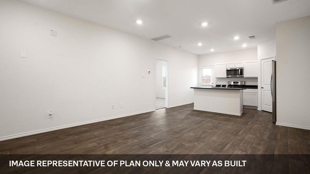 Spacious, unfurnished interior of a new home in Wayside, Uhland (Image 17).