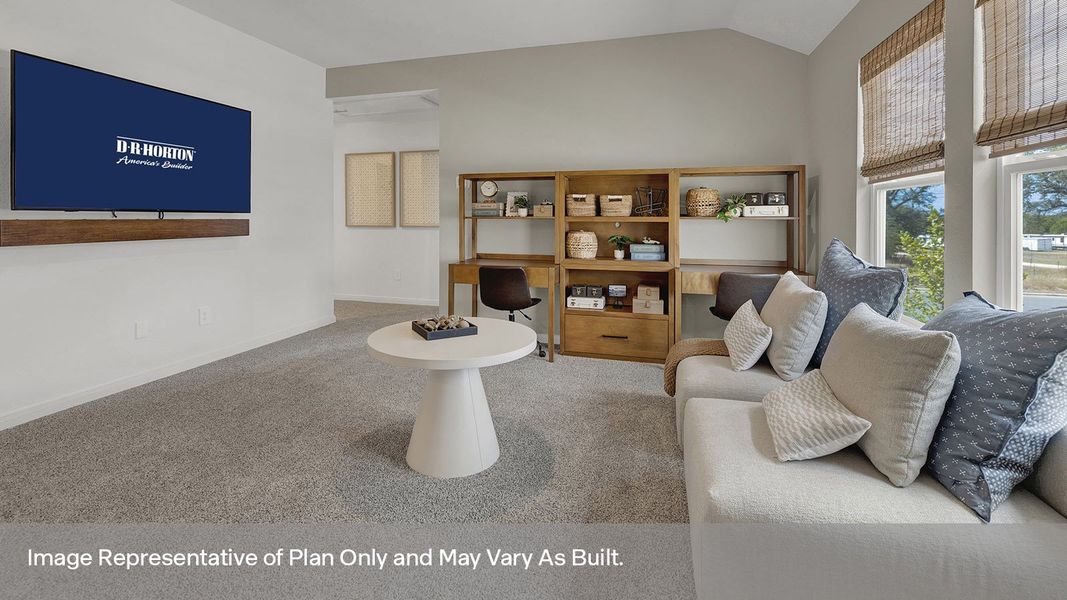 Furnished interior view inside a new home in Paramount, Kyle (Image 12).