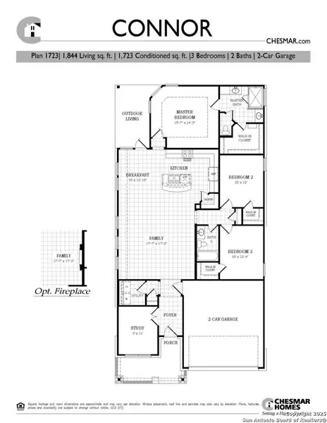 2D floor plan layout of this home in Meyer Ranch, New Braunfels, TX (Image 5). 2D floor plan layout of this home in Meyer Ranch, New Braunfels, TX (Image 5).