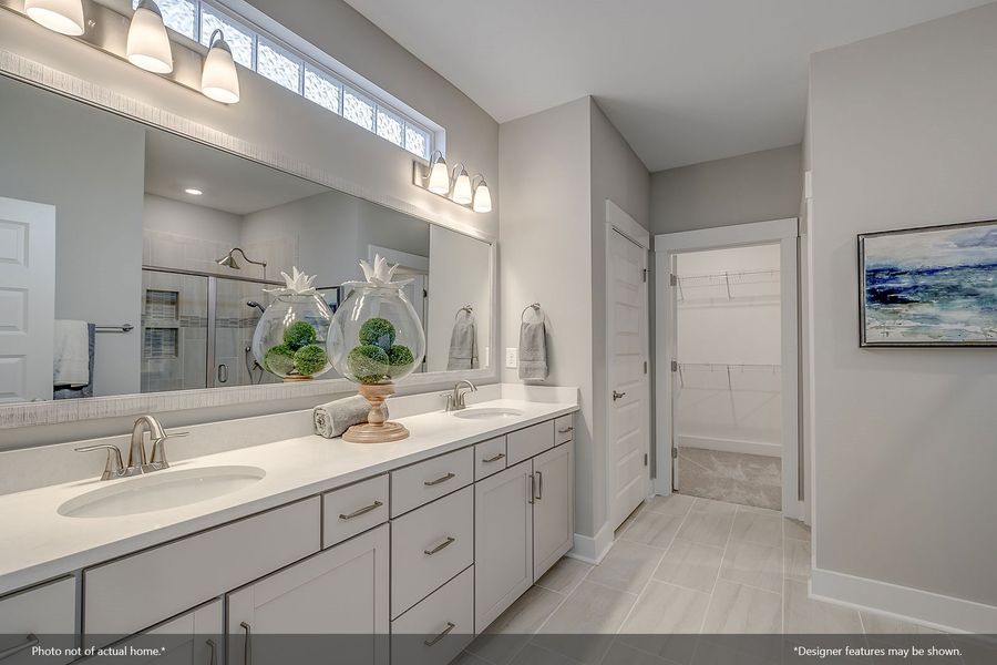 Furnished interior view inside a new home in Indigo at Abbey Preserve, Wilmington (Image 9).