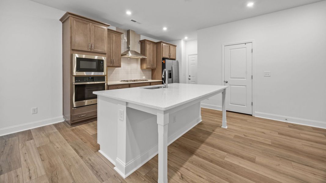The Beramont Plan by DR homes in Farms at Bellingham, Mooresville, NC - Kitchen