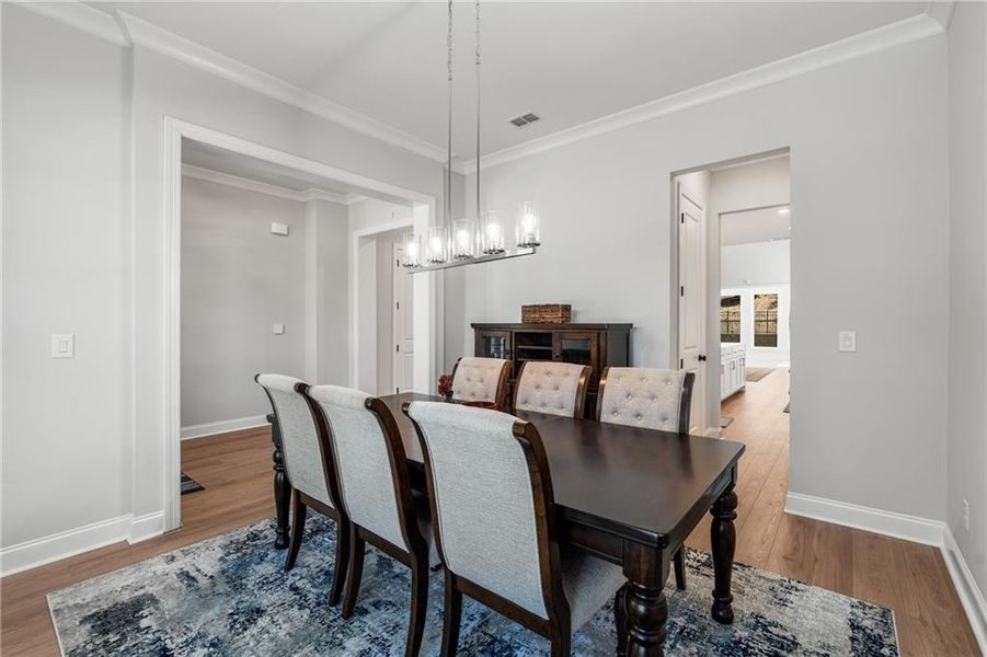 Furnished interior view inside a new home in , Johns Creek (Image 33). Furnished interior view inside a new home in , Johns Creek (Image 33).