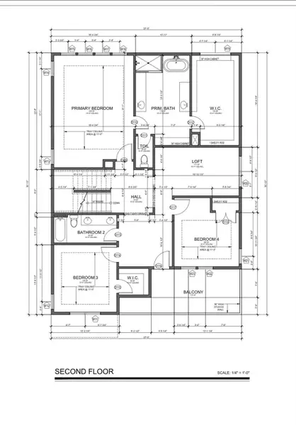 Upstairs floor plan