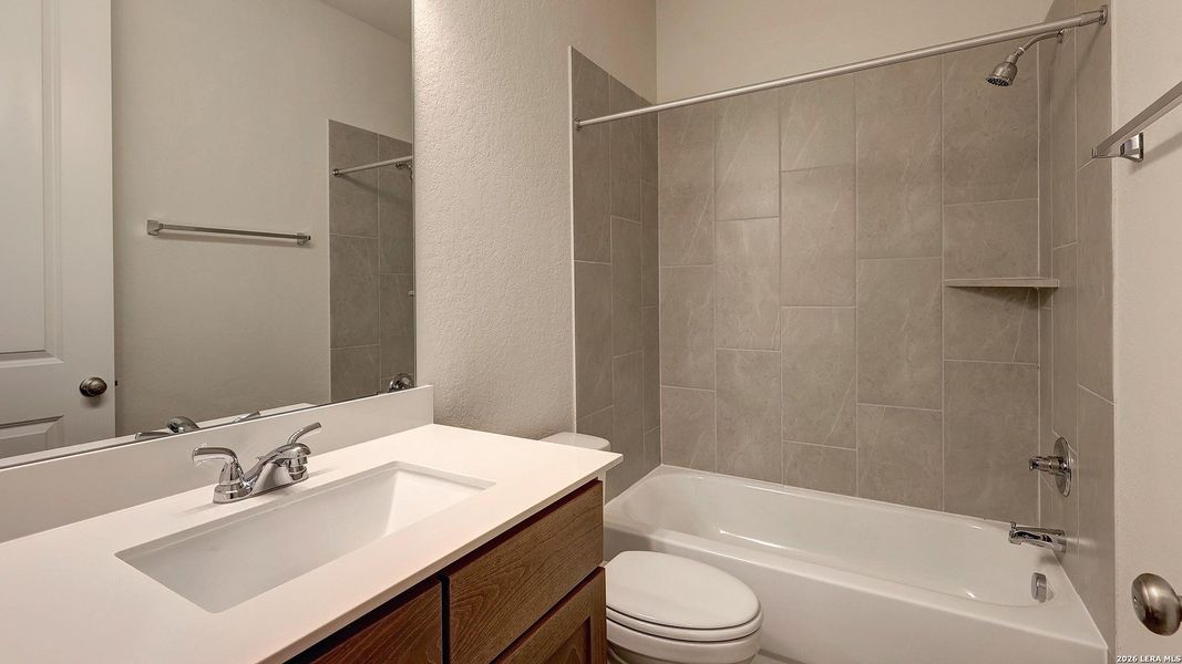 Furnished interior view inside a new home in Ladera, San Antonio (Image 7).