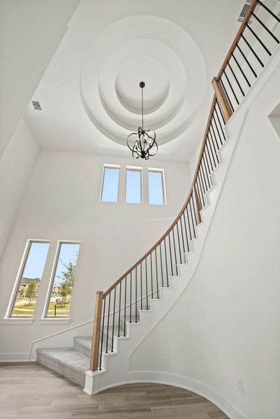 Spacious, unfurnished interior of a new home in The Trails - 45', New Caney (Image 16). Spacious, unfurnished interior of a new home in The Trails - 45', New Caney (Image 16).