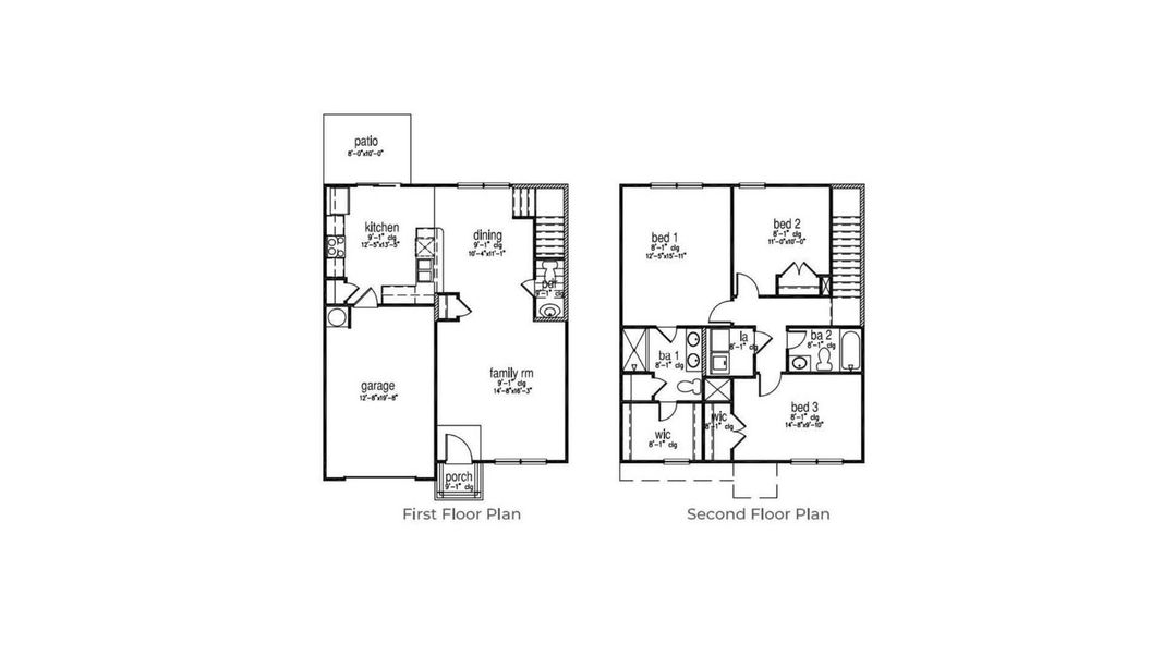 2D floor plan layout of this home in Huggins Hill, Manning, SC (Image 2). 2D floor plan layout of this home in Huggins Hill, Manning, SC (Image 2).
