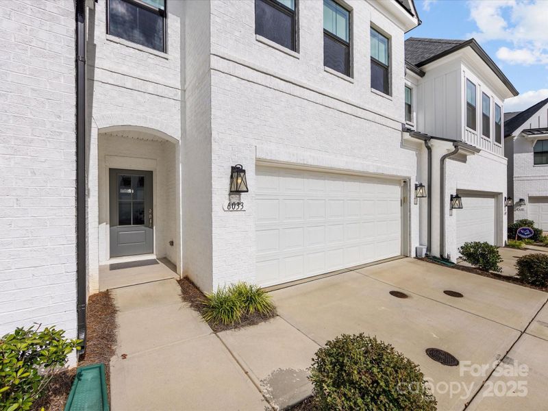 Exterior details and patio area of a home in Towns at Rea Colony, Charlotte (Image 3).
