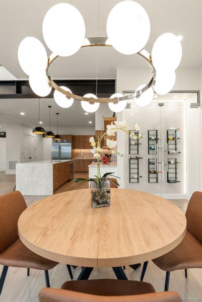 Furnished interior view inside a new home in , Evergreen (Image 21).