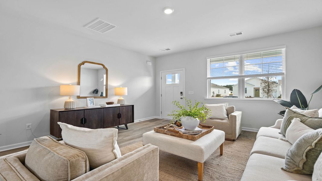 Furnished interior view inside a new home in The Retreat at East Argent, Ridgeland (Image 5).