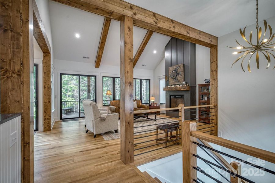 Furnished interior view inside a new home in , Morganton (Image 33).
