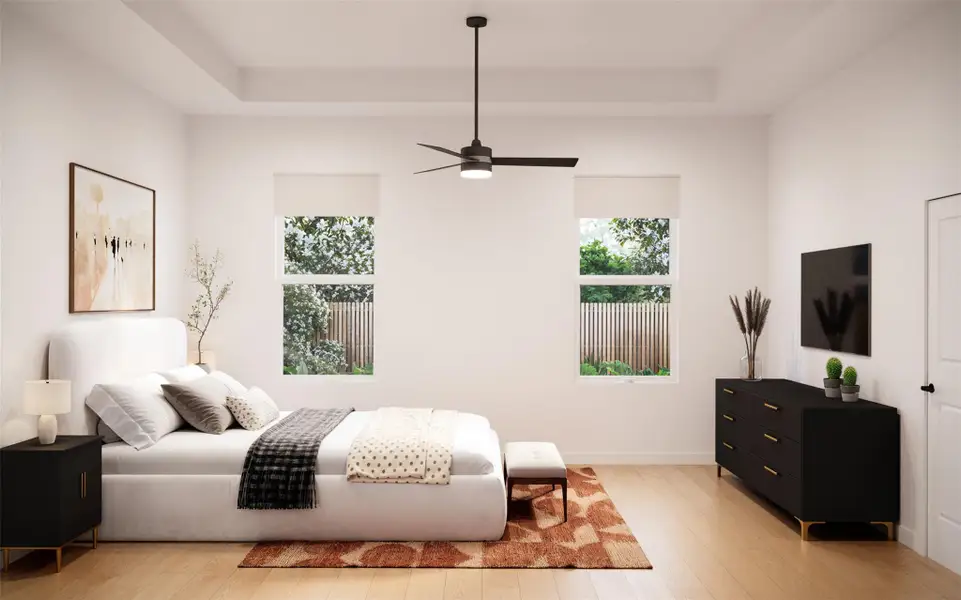 Furnished interior view inside a new home in , Georgetown (Image 9).