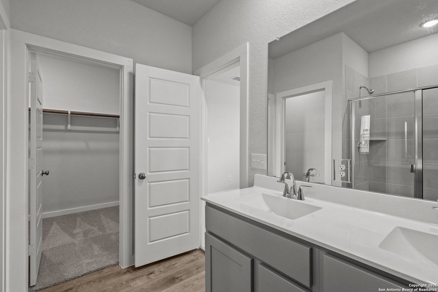Furnished interior view inside a new home in Summerlin, San Antonio (Image 9).