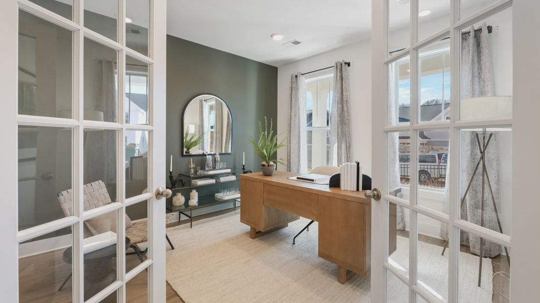Furnished interior view inside a new home in Fox Hollow, Spartanburg (Image 11).