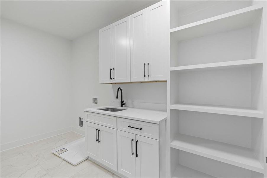 Furnished interior view inside a new home in , Marietta (Image 35).