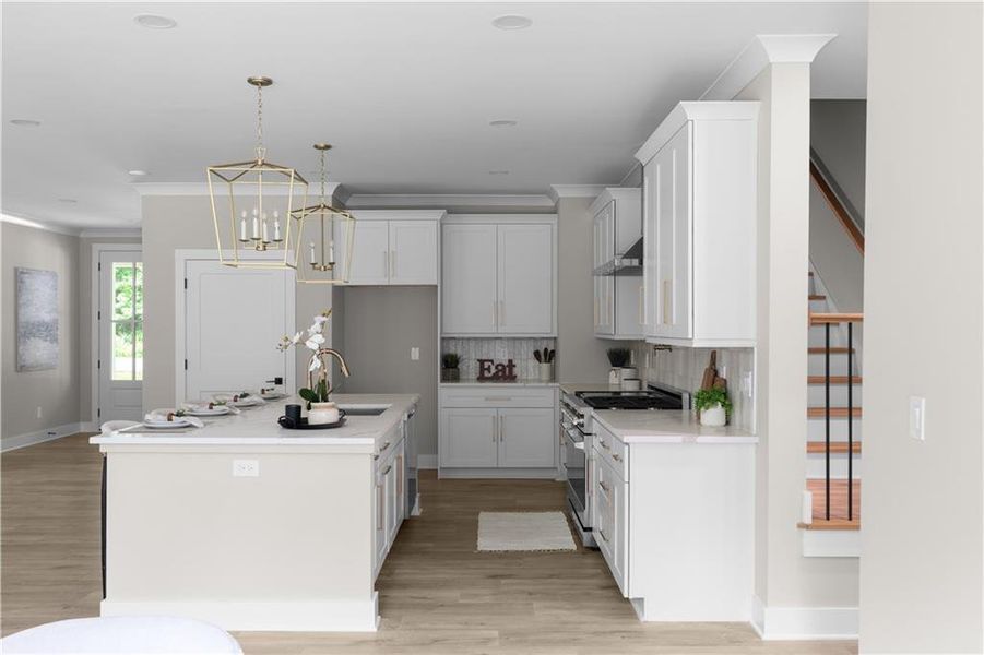 Furnished interior view inside a new home in , Lilburn (Image 14).