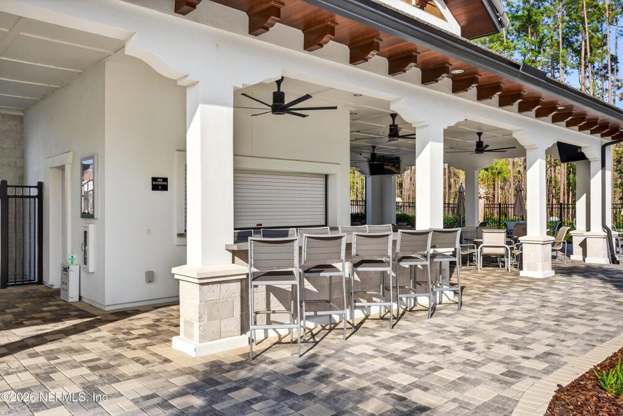 Exterior details and patio area of a home in , St. Johns (Image 25). Exterior details and patio area of a home in , St. Johns (Image 25).