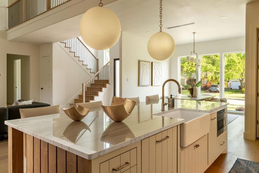 Furnished interior view inside a new home in , Dallas (Image 9). Furnished interior view inside a new home in , Dallas (Image 9).