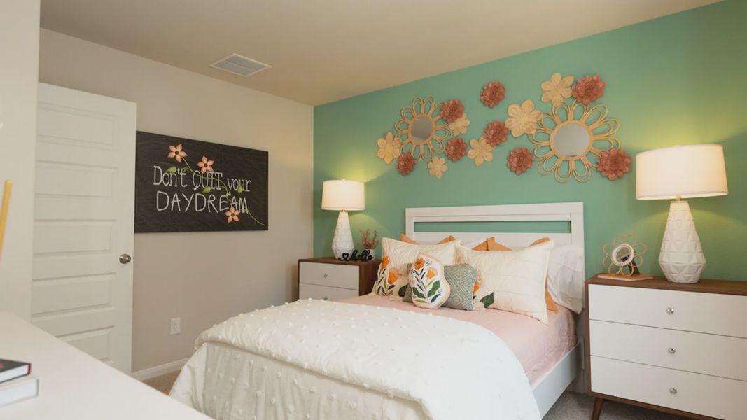 Representative furnished interior of a home built from the The Woodland by Legend Homes in Granger Pines, Conroe (Image 13).