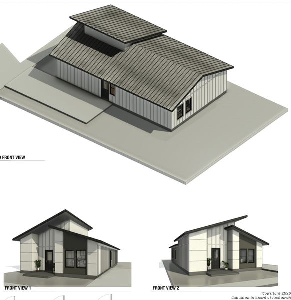 Exterior rendering of this home design in , San Antonio, TX (Image 2). Exterior rendering of this home design in , San Antonio, TX (Image 2).