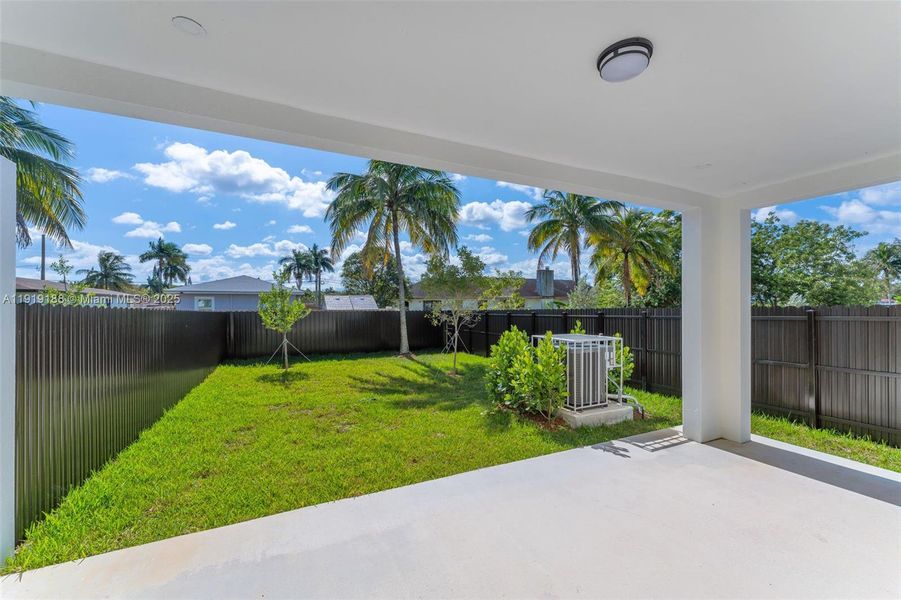 Exterior details and patio area of a home in , Miami (Image 3).