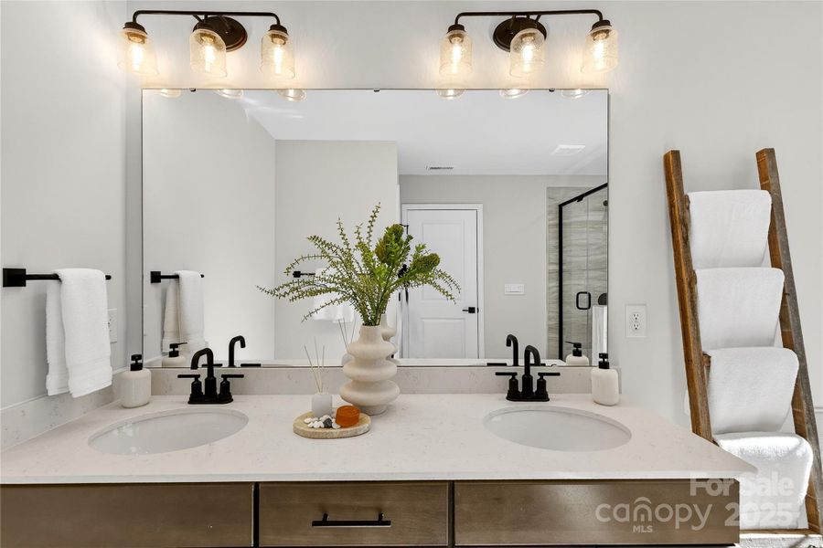 Furnished interior view inside a new home in Falls Cove, Troutman (Image 24).
