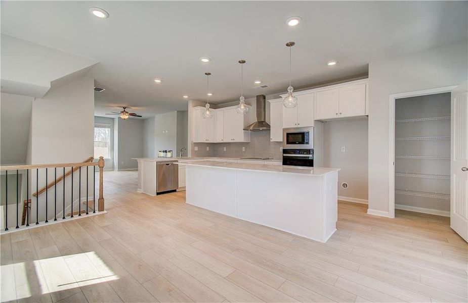 Furnished interior view inside a new home in Daybreak, Newnan (Image 4).
