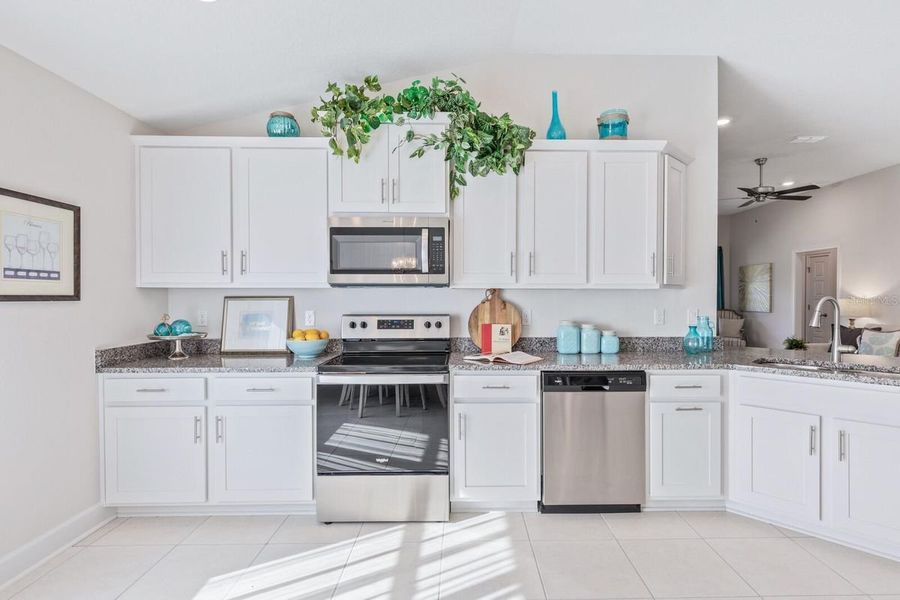 Furnished interior view inside a new home in St. John's Preserve, Palm Bay (Image 4). Furnished interior view inside a new home in St. John's Preserve, Palm Bay (Image 4).