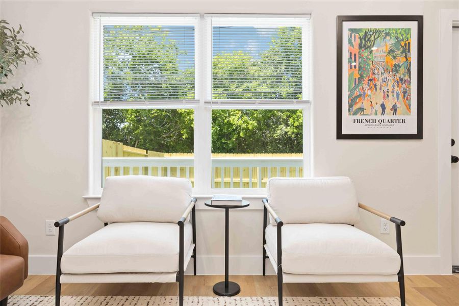 Furnished interior view inside a new home in , Houston (Image 8).