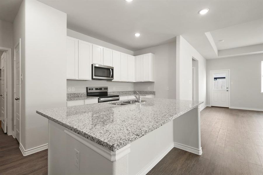 Furnished interior view inside a new home in Sycamore Landing, Fort Worth (Image 7). Furnished interior view inside a new home in Sycamore Landing, Fort Worth (Image 7).