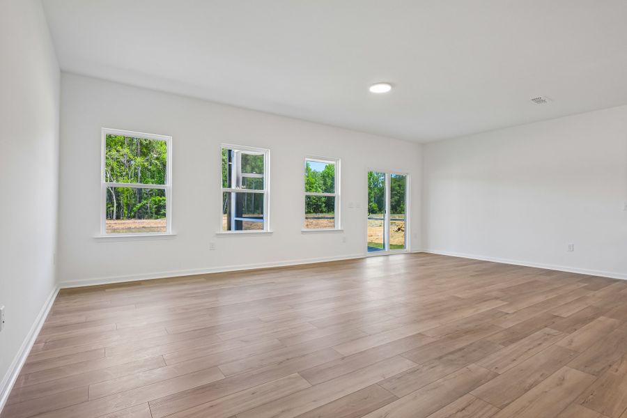 Representative unfurnished interior of a home built from the Craven by Ashton Woods in Crescent Mills, Wilson's Mills (Image 9). Representative unfurnished interior of a home built from the Craven by Ashton Woods in Crescent Mills, Wilson's Mills (Image 9).
