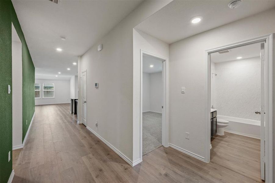 Spacious, unfurnished interior of a new home in Windrose, Pilot Point (Image 30). Spacious, unfurnished interior of a new home in Windrose, Pilot Point (Image 30).